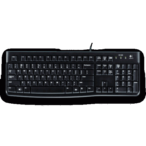 Logitech K120 Usb Keyboard With Bangla Black