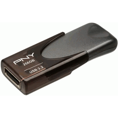 PNY Elite Turbo Attache 4 256GB USB 3.2 Flash Drive