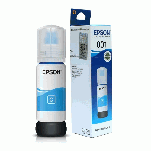 Epson 001 T03Y2 70ml Cyan Ink Bottle (Bundle With Full Set)