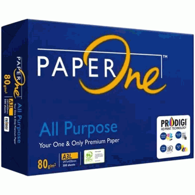 Paper One A3 All Purpose Paper 80 GSM - 500 Sheets