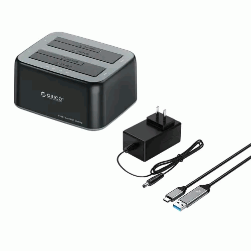 Orico 6829C3 2.5 3.5 inch SATA HDD SSD Offline Clone Dual Bay Dock