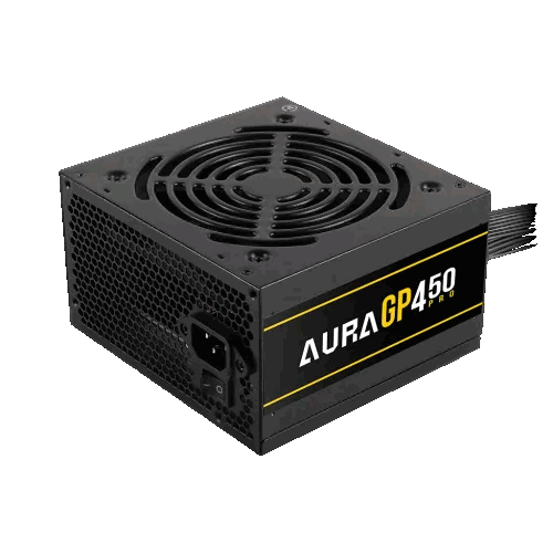 Gamdias AURA GP450 PRO 450W 80 Plus White Certified ATX Power Supply Black